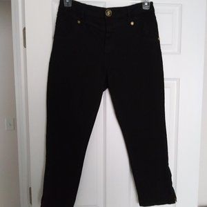 Baby Phat Black Capri Pants Size 14 - New